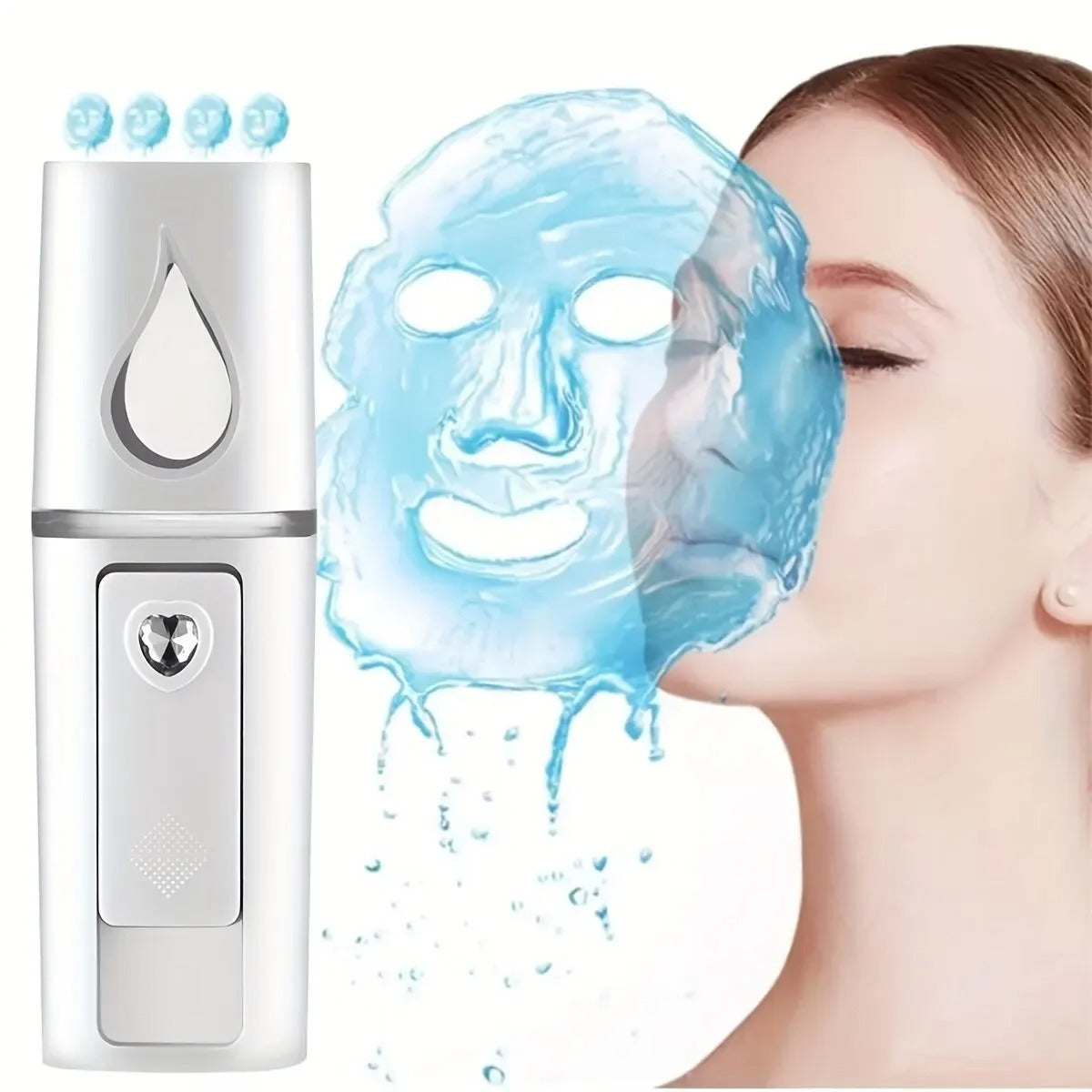 Nano Facial Steamer- Portable Face Mist Hydration Device